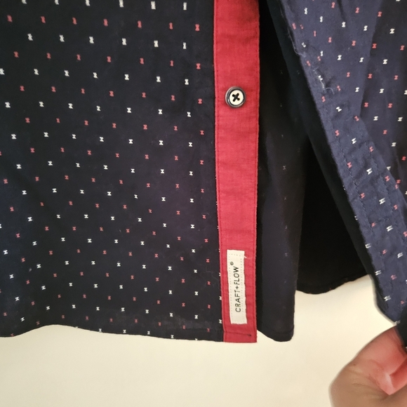 Men's XXXL Button Down Shirt Bundle of 2 Craft + Flow - Picture 4 of 15